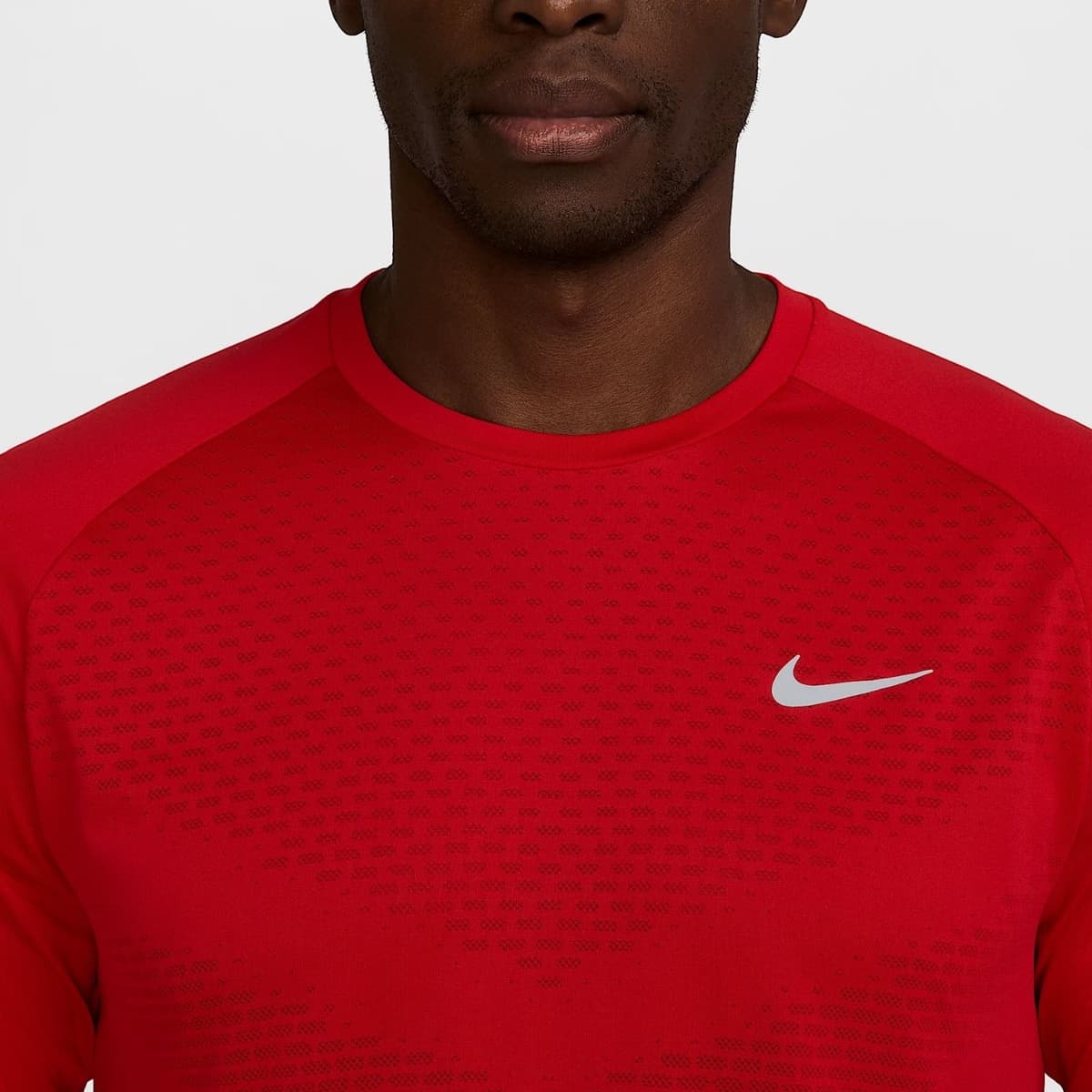 Nike Stride Dri-fit Hardloop Shirt Heren Rood Xl thumbnail 3