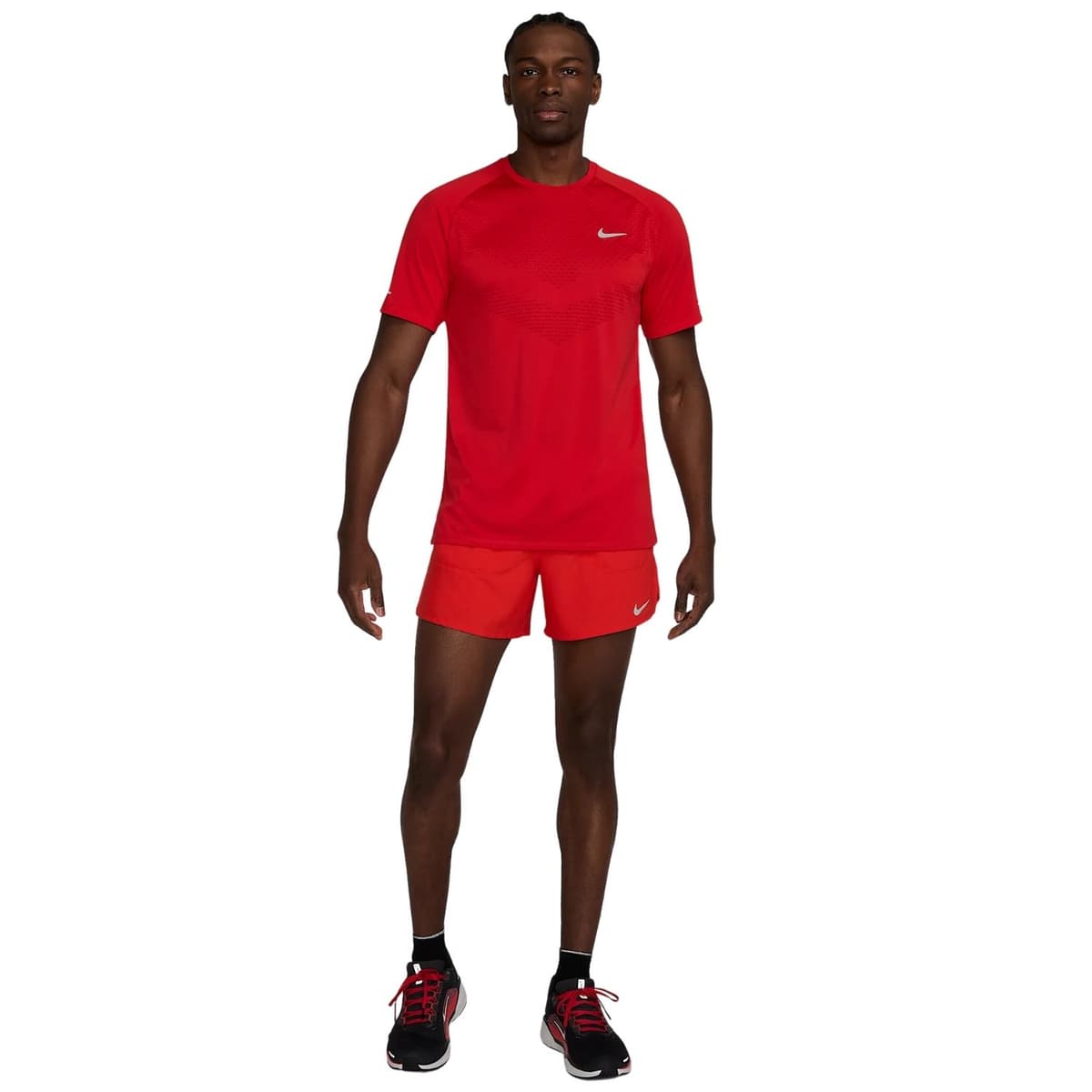 Nike Stride Dri-fit Hardloop Shirt Heren Rood Xl thumbnail 2