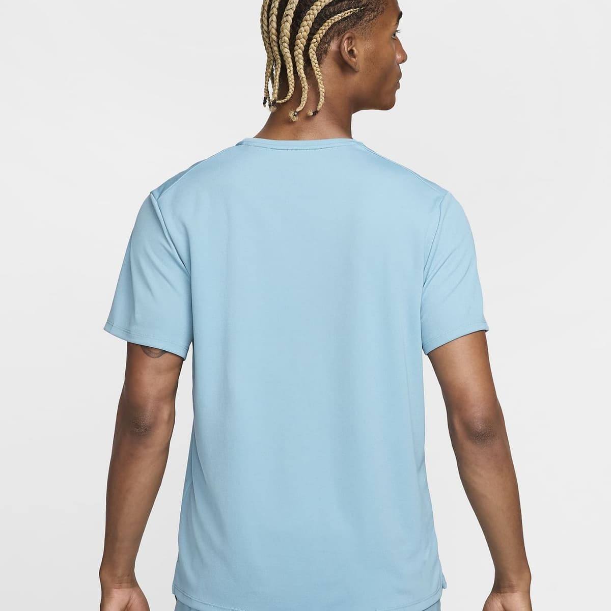 Nike Miler Dri-fit Uv Hardloop Shirt Heren Blauw S thumbnail 4