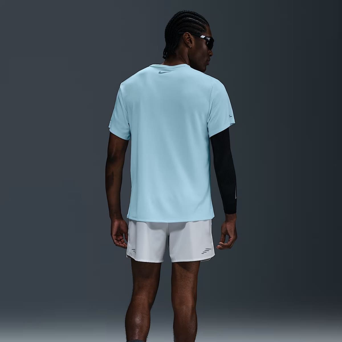 Nike Miller Flash Dri-fit Hardloop Shirt Heren Blauw M thumbnail 4