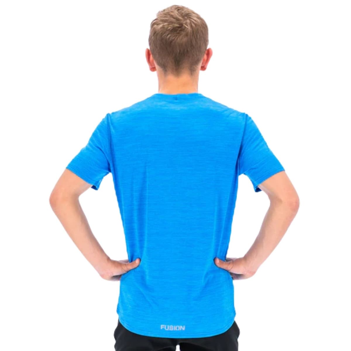 Fusion Nova Hardloop Shirt Heren Blauw Xl thumbnail 4