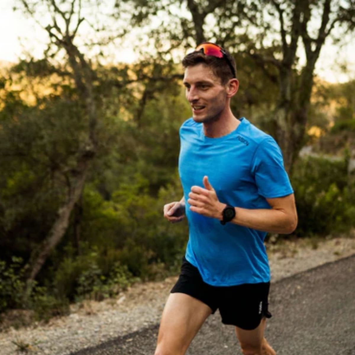 Fusion Nova Hardloop Shirt Heren Blauw Xl thumbnail 3