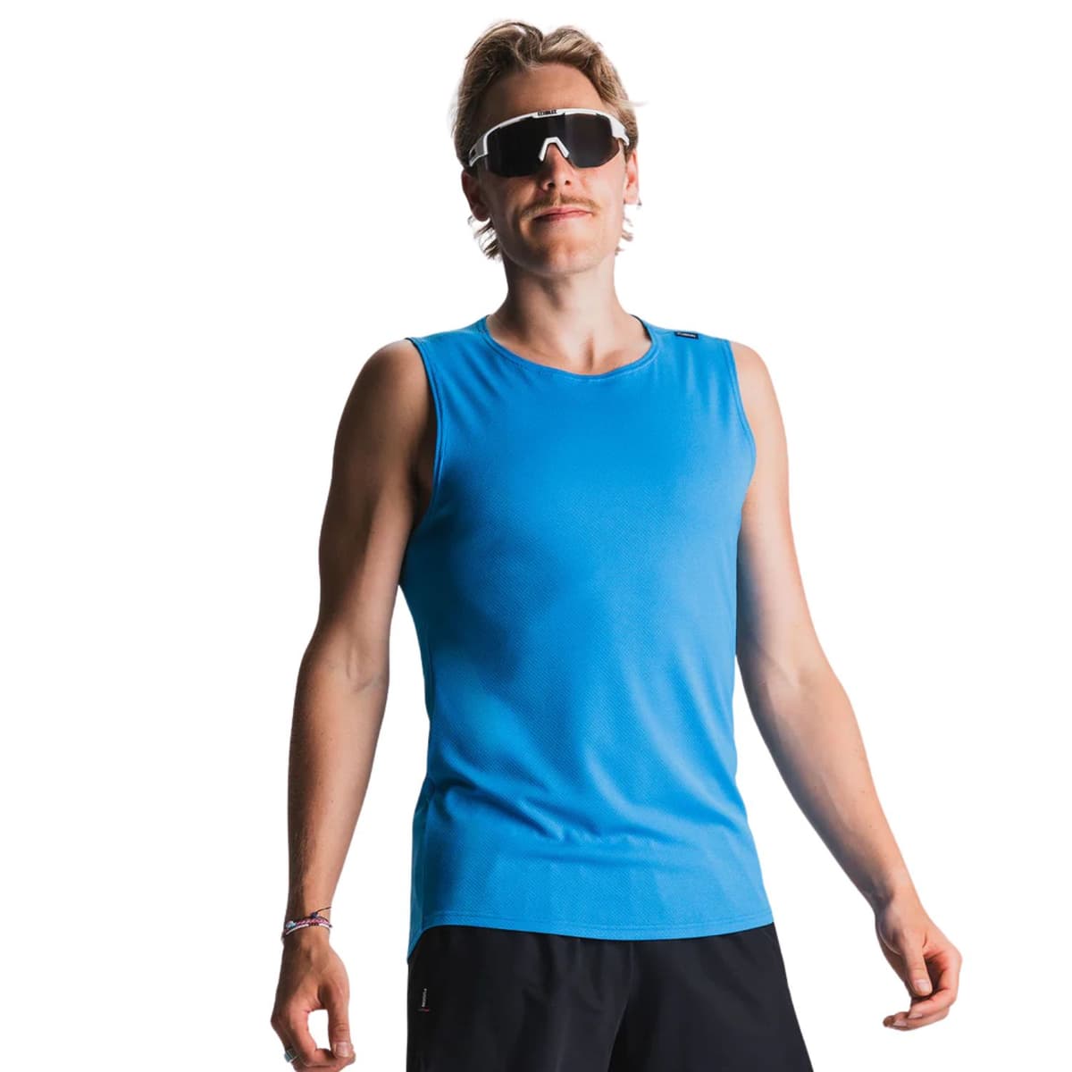 Fusion Singlet Hardloop Shirt Heren Kobalt S