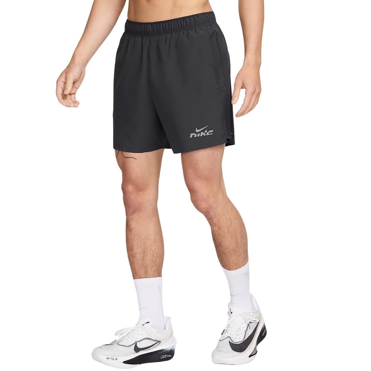 Nike Challenger Flash Hardloopshort Heren Wijd Antraciet S