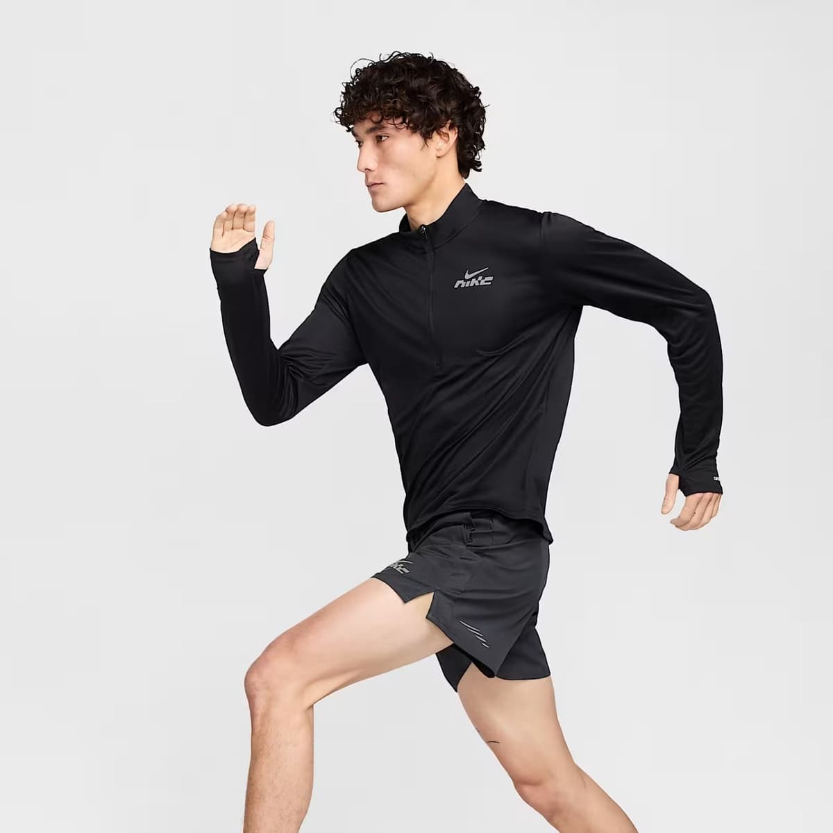 Nike Challenger Flash Hardloopshort Heren Wijd Antraciet S thumbnail 2