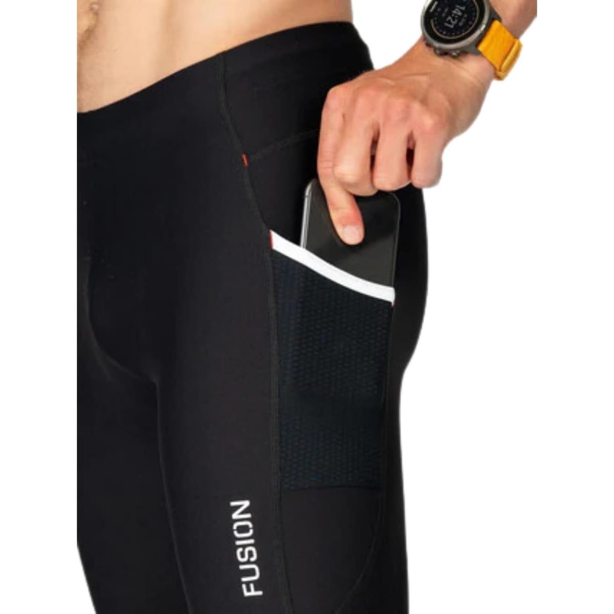 Fusion C3 Lange Tight Heren Zwart L thumbnail 3