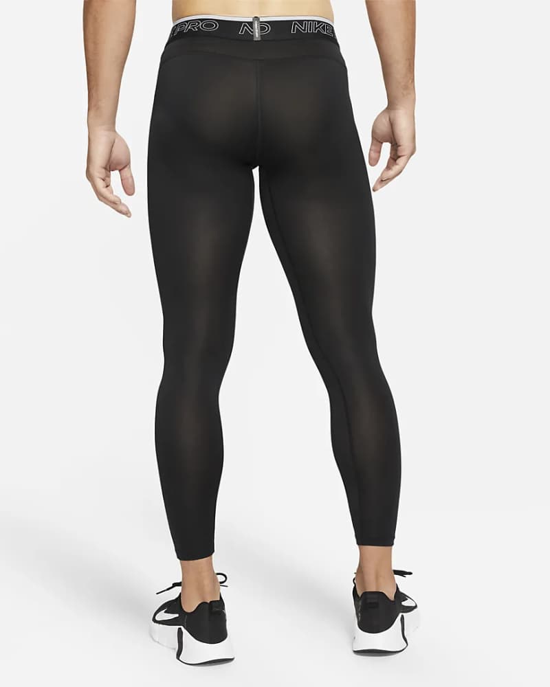 Nike Pro Dri-fit Lange Tight Heren Zwart S thumbnail 4