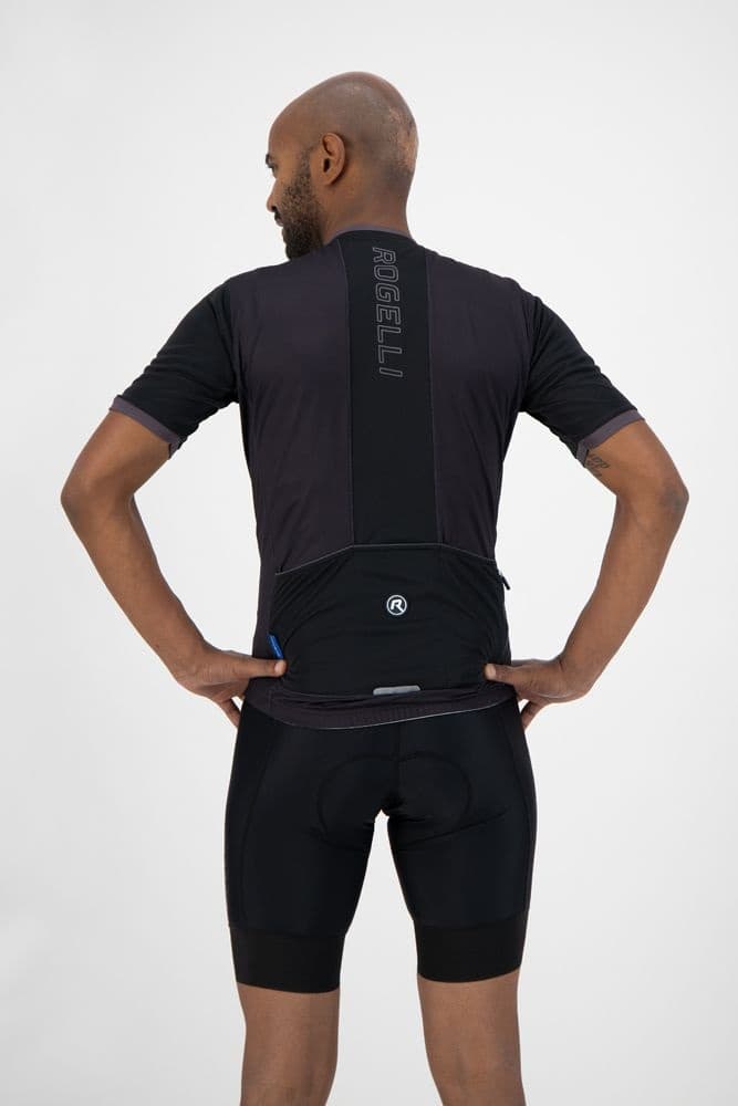 Rogelli Beste Koop Essential Km Fietsshirt Heren Zwart S thumbnail 3