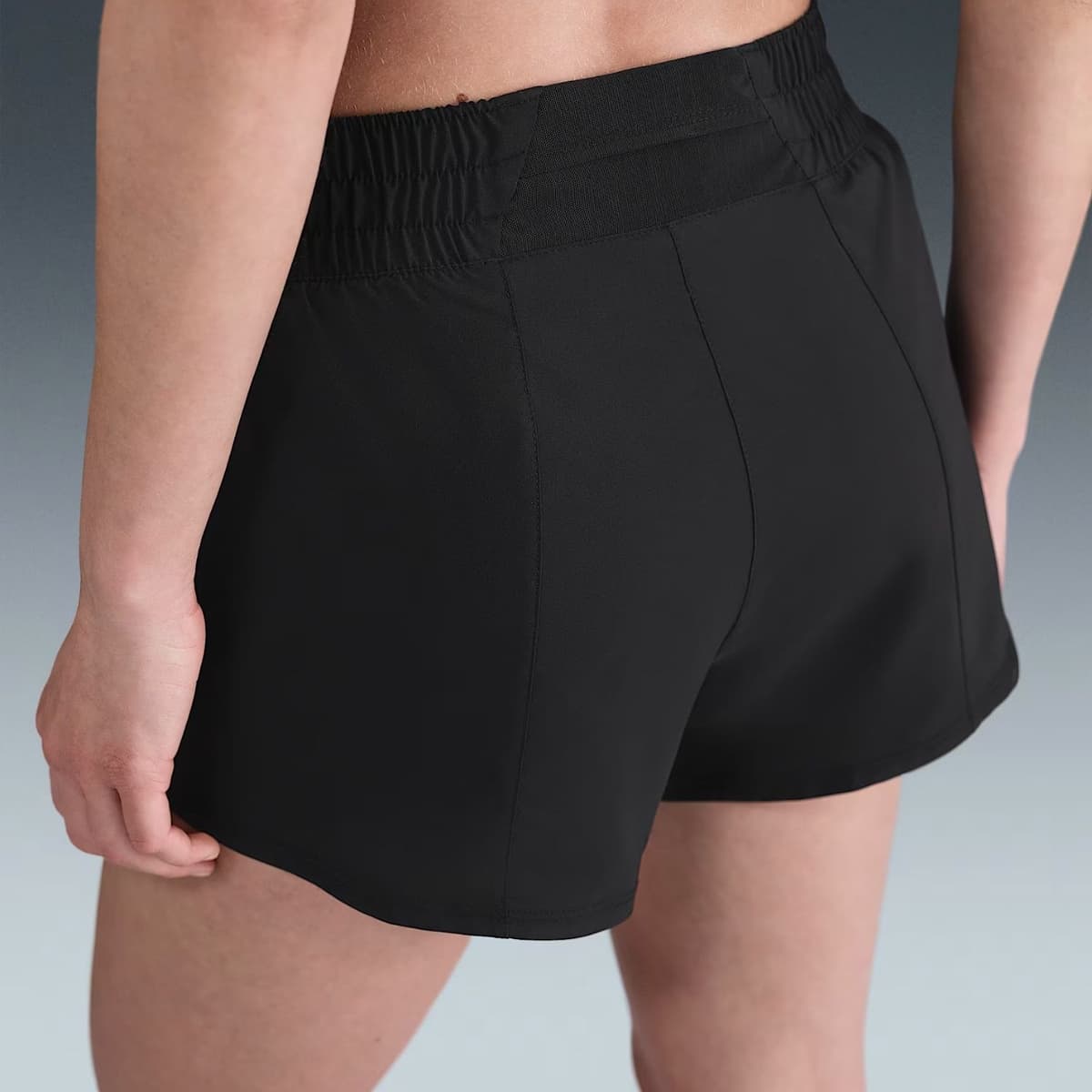 Nike One Swoosh Hardloop Short Dames Wijd Zwart M/38 thumbnail 4