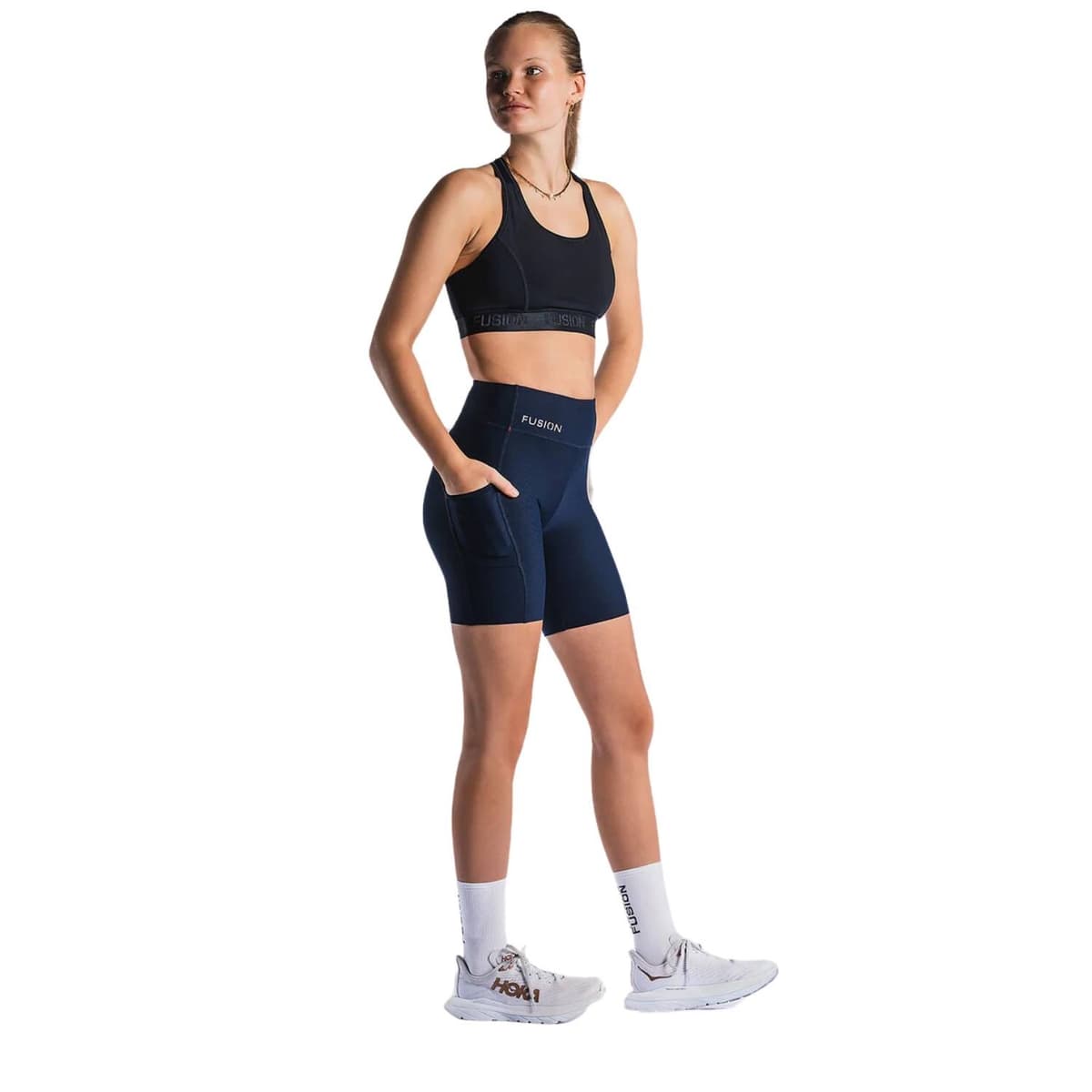 Fusion C3 Training Korte Tight Dames Donkerblauw Xl/42 thumbnail 4