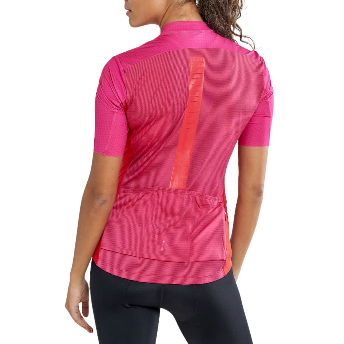 Craft Hale Glow Jersey W Fietsshirt Dames Rood Xl/42 thumbnail 4