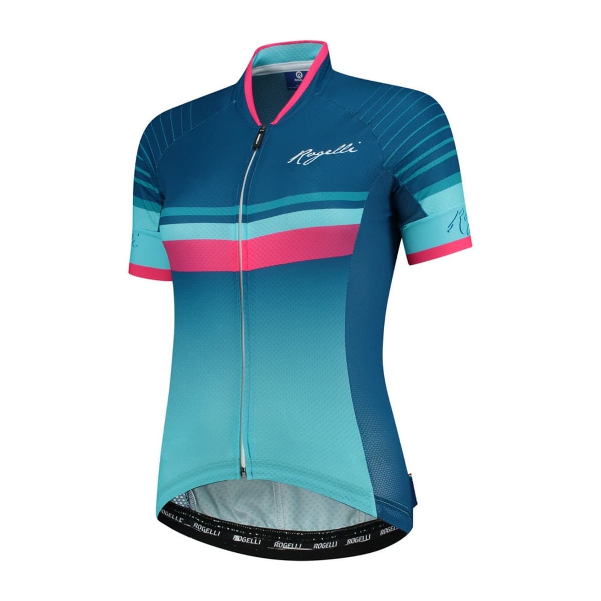 Rogelli Impress 010.160 Fietsshirt Dames Aqua-azur Xs/34 thumbnail 5