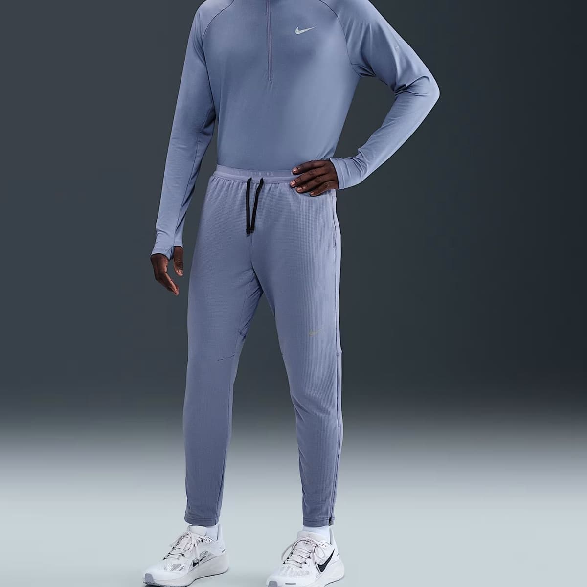 Nike Stride Dri-fit Hardloopsweater Heren Lila S thumbnail 3
