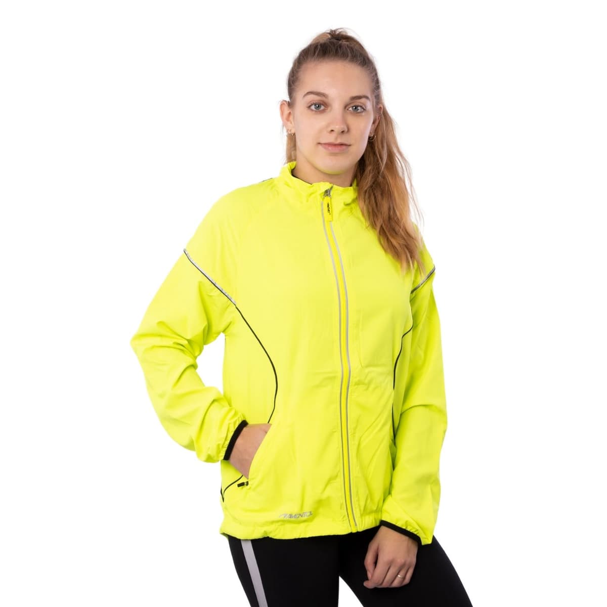 Avento  Trainingsjas Heren Running Geel L thumbnail 4