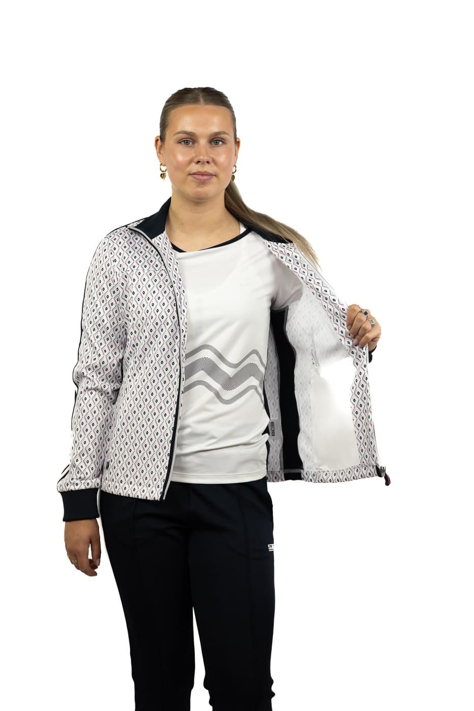 Sjeng Sports Fea Trainingsjas Dames Running Wit Dessin S/36 thumbnail 2