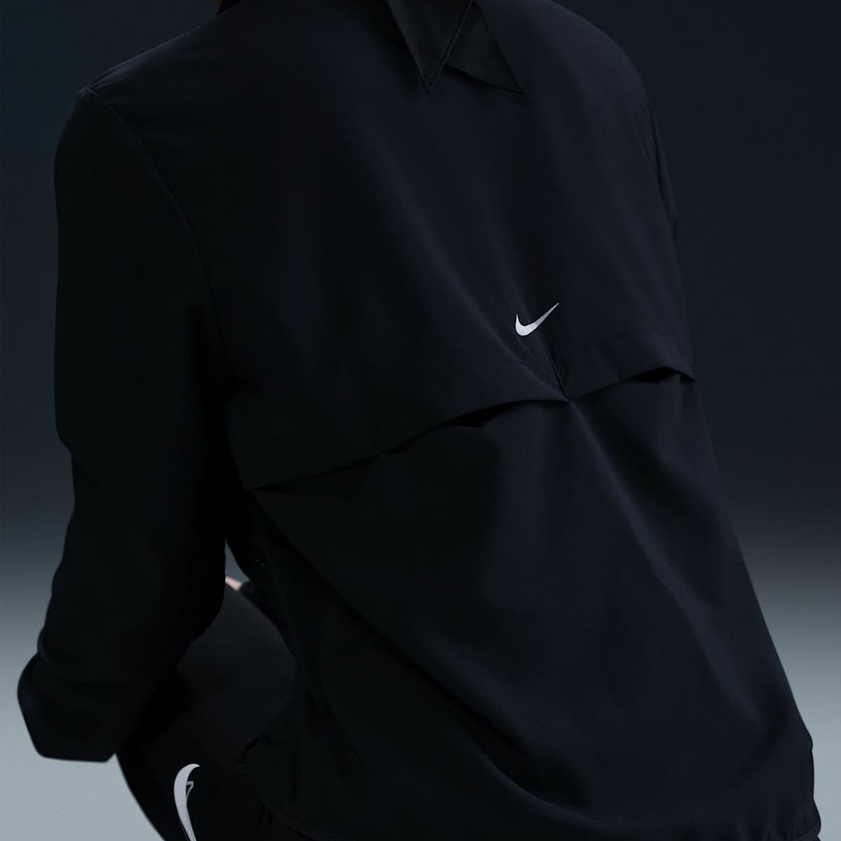 Nike Swoosh Dri-fit Trainingsjas Dames Running Zwart S/36 thumbnail 4