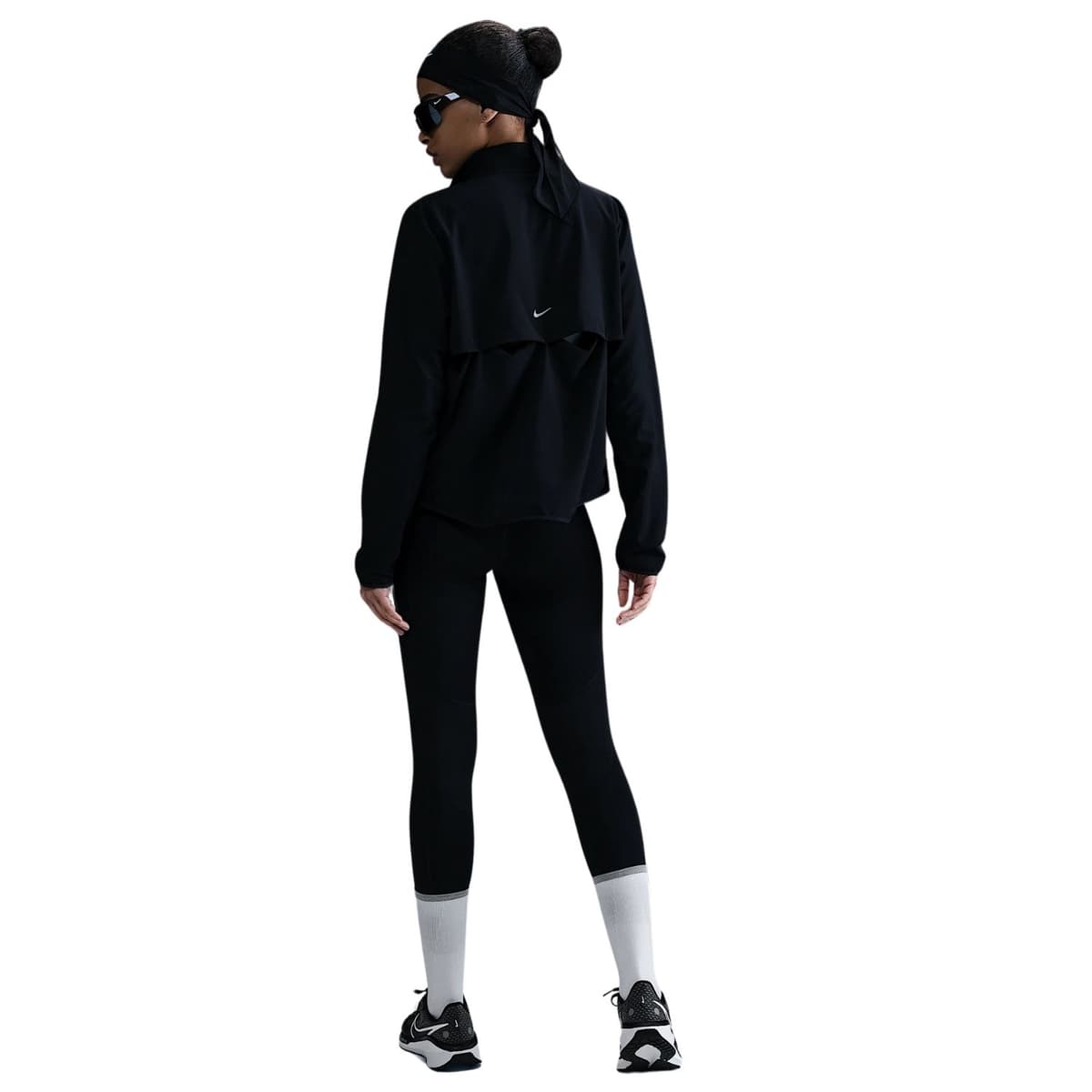 Nike Swoosh Dri-fit Trainingsjas Dames Running Zwart S/36 thumbnail 2