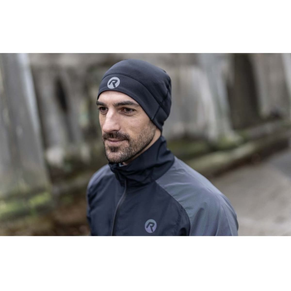 Rogelli Lester Bonnet Hardloop Mutsen ++ Zwart Sr. thumbnail 3