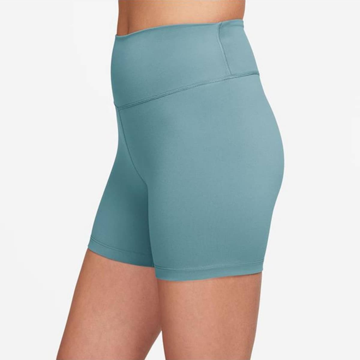 Nike One Dri-fit Sportlegging Dames Kort Blauw M/38. thumbnail 2