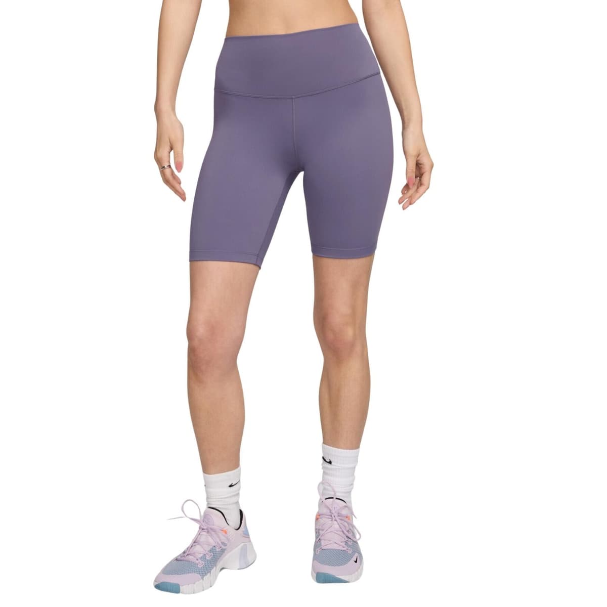Nike One Dri-fit Sportlegging Dames Kort Lila M/38.