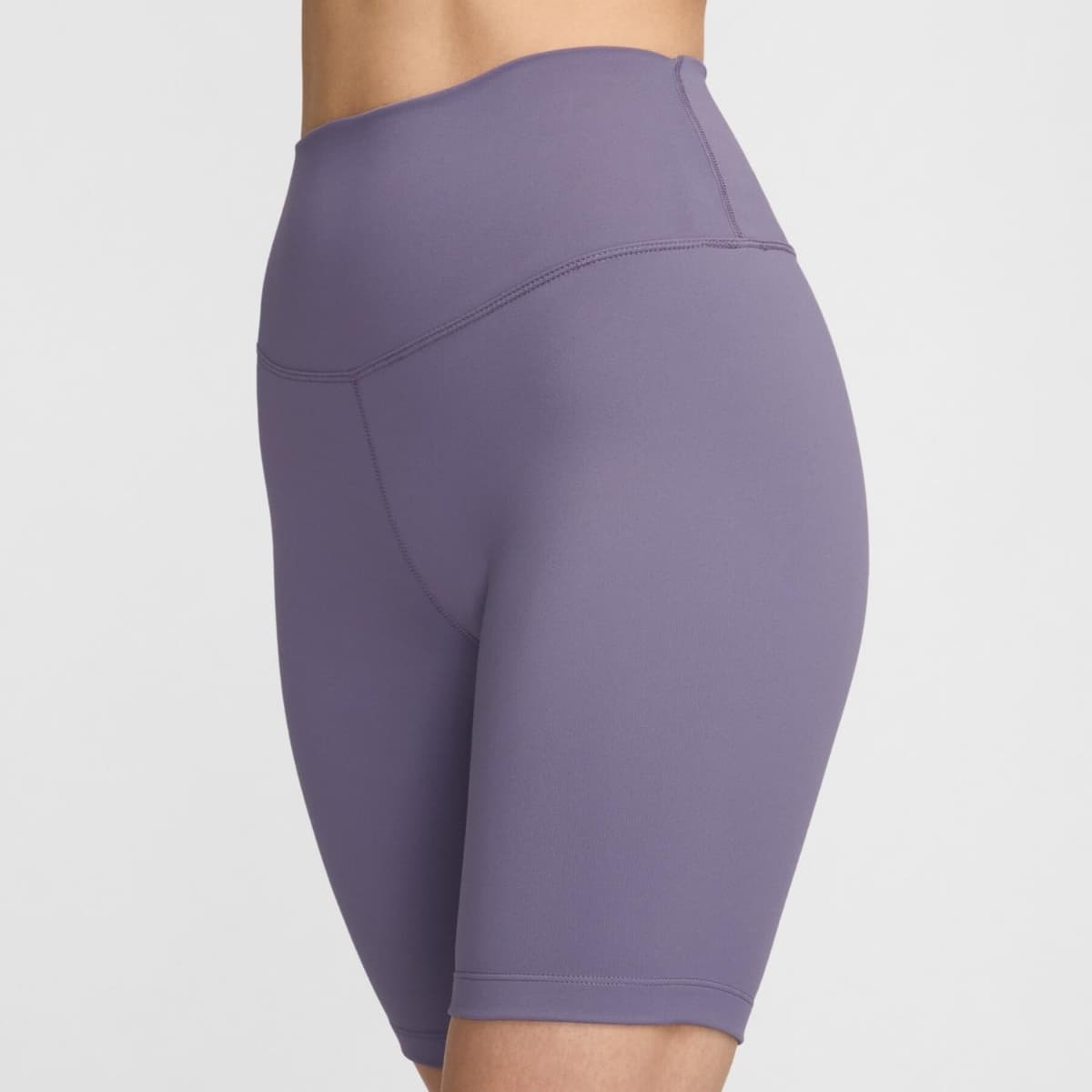 Nike One Dri-fit Sportlegging Dames Kort Lila L/40. thumbnail 3