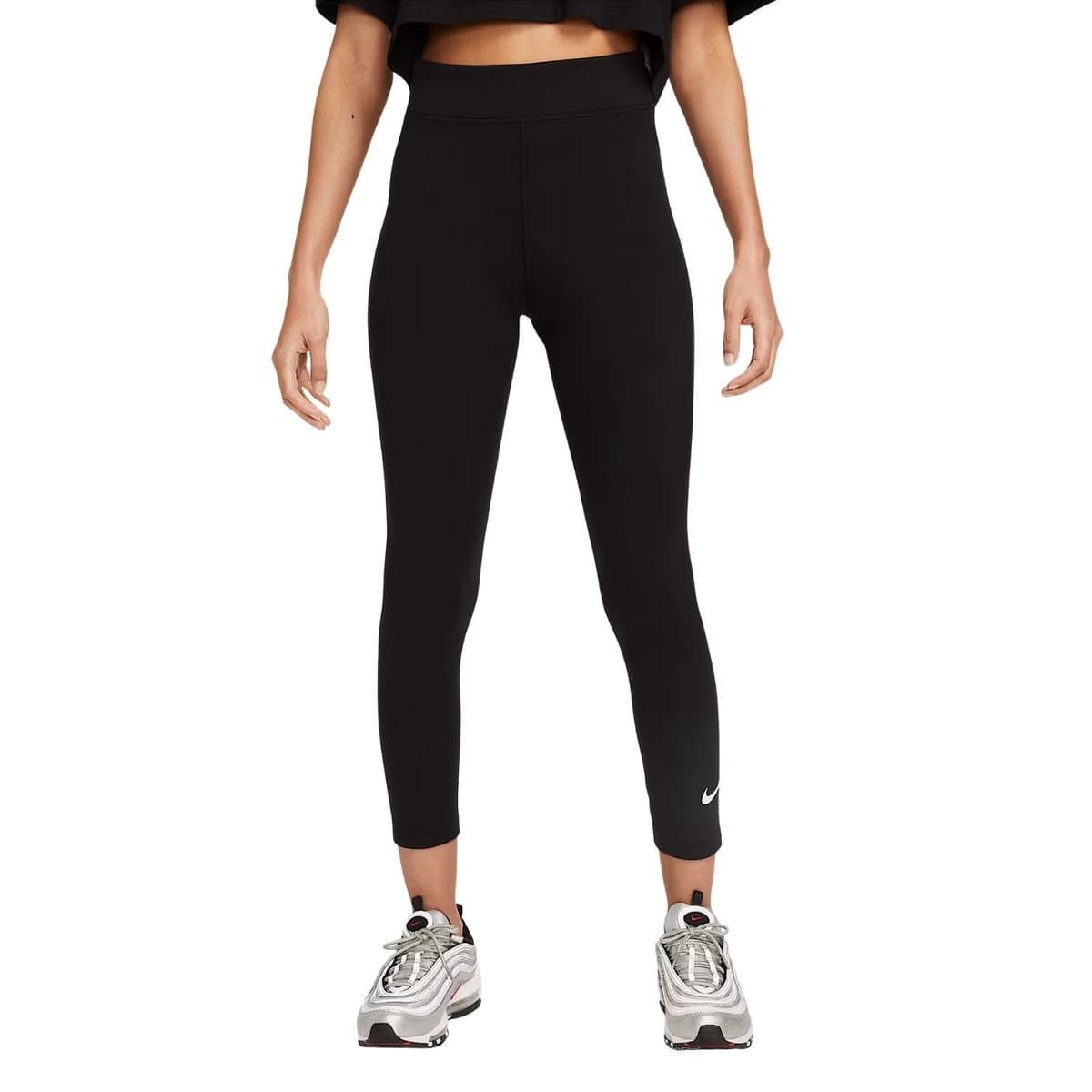 Nike Sportswear Classic Sportlegging Dames Kort Zwart S/36