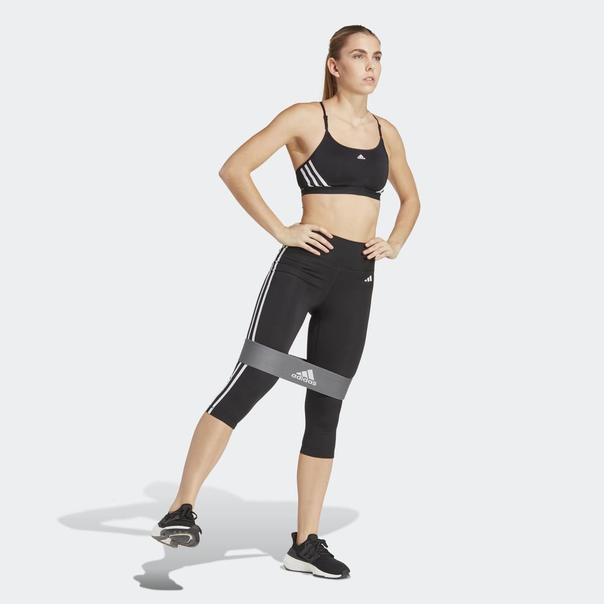 Adidas Te 3s 34 Sportlegging Dames Kort Zwart S thumbnail 3