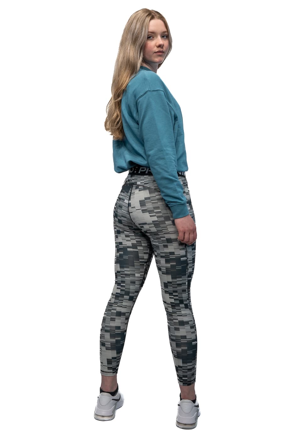 Nike Pro Dri-fit Sportlegging Dames Capri Zwart Dessin L/40 thumbnail 5