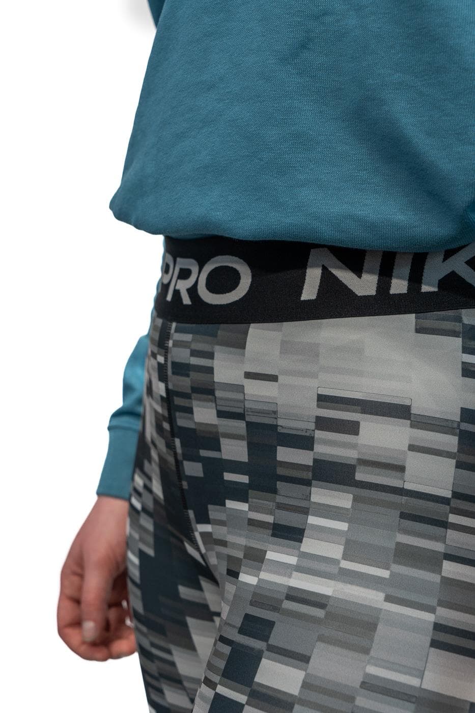Nike Pro Dri-fit Sportlegging Dames Capri Zwart Dessin L/40 thumbnail 2