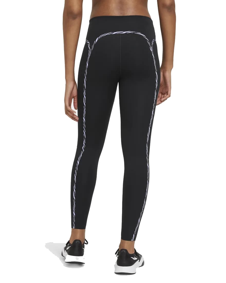 Nike Nike One Luxe Icon Clash Womens L Sportlegging Dames Lang Zwart S thumbnail 5