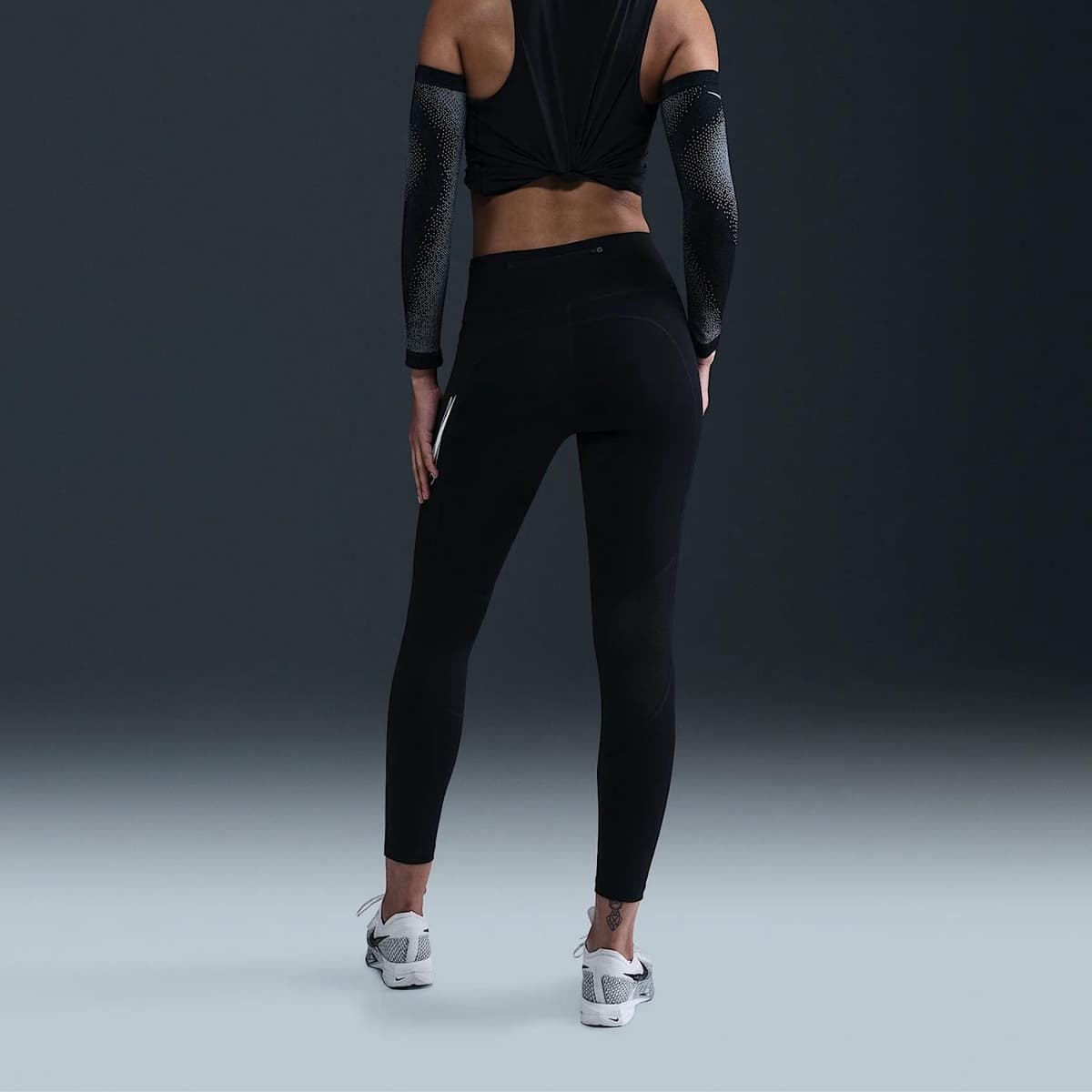 Nike Fast Dri-fit Sportlegging Dames Lang Zwart S/36. thumbnail 4