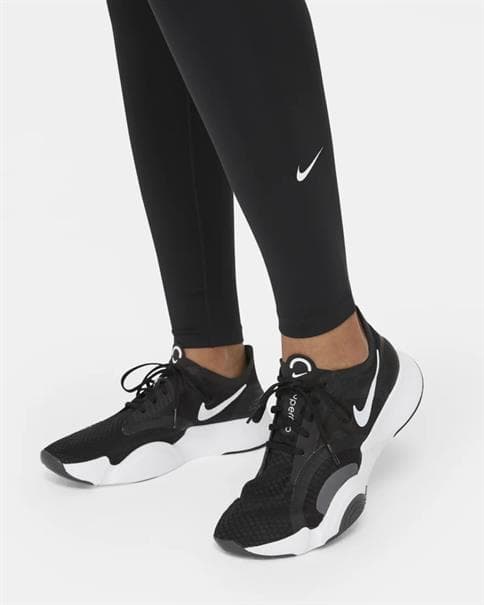 Nike One Mid Rise Sportlegging Dames Lang Zwart Xs/34 thumbnail 2