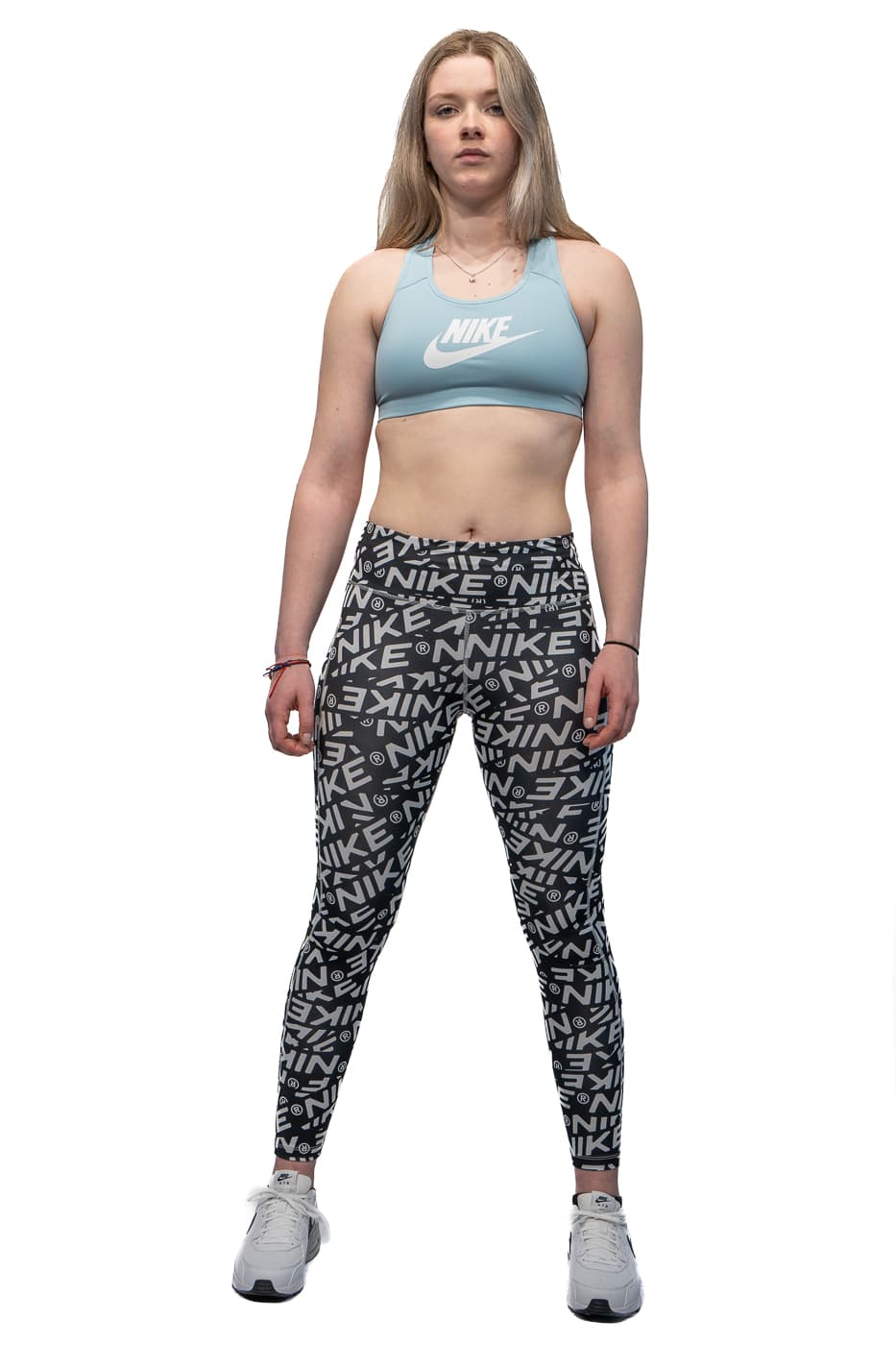 Nike Dri-fit Fast Sportlegging Dames Lang Zwart Dessin S/36 thumbnail 4