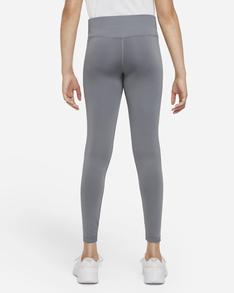 Nike Dri-fit One Sportlegging Meisjes Midden Grijs 152 thumbnail 4
