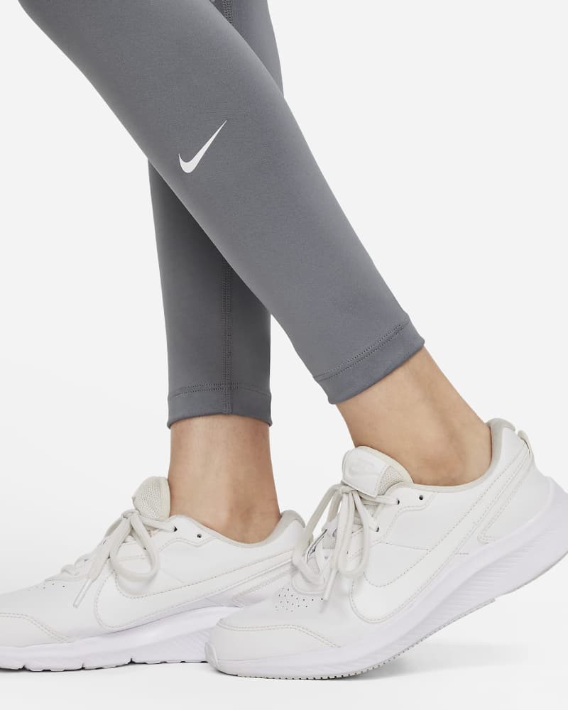 Nike Dri-fit One Sportlegging Meisjes Midden Grijs 152 thumbnail 3