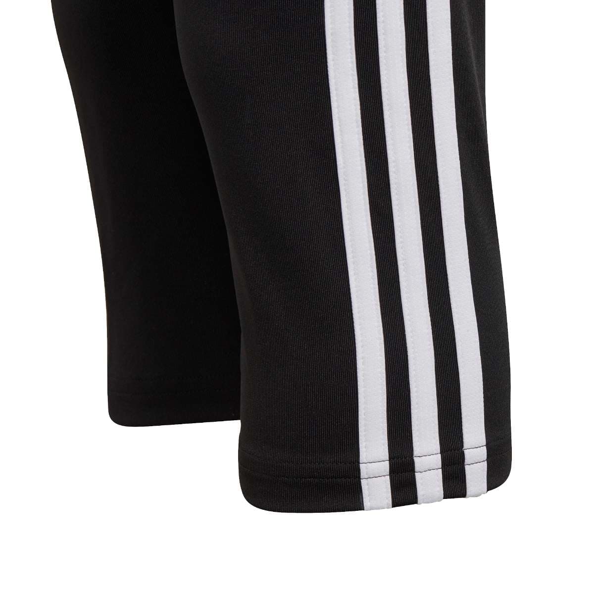 Adidas Meisjes Capri Sportlegging Meisjes Zwart 164 thumbnail 2