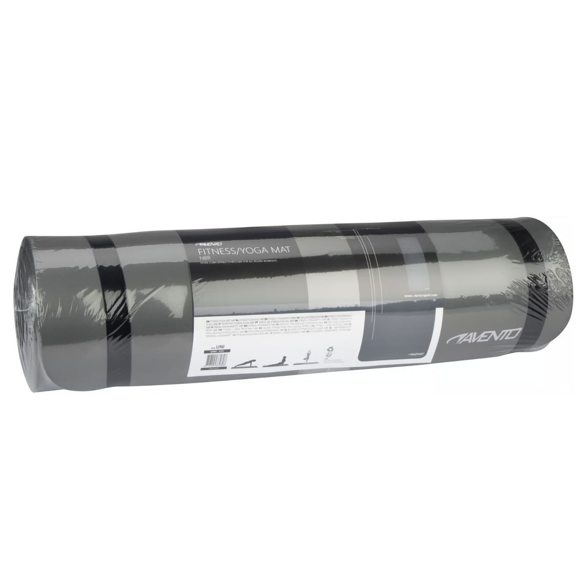 Avento  Fitness Mat Grijs 1 thumbnail 4