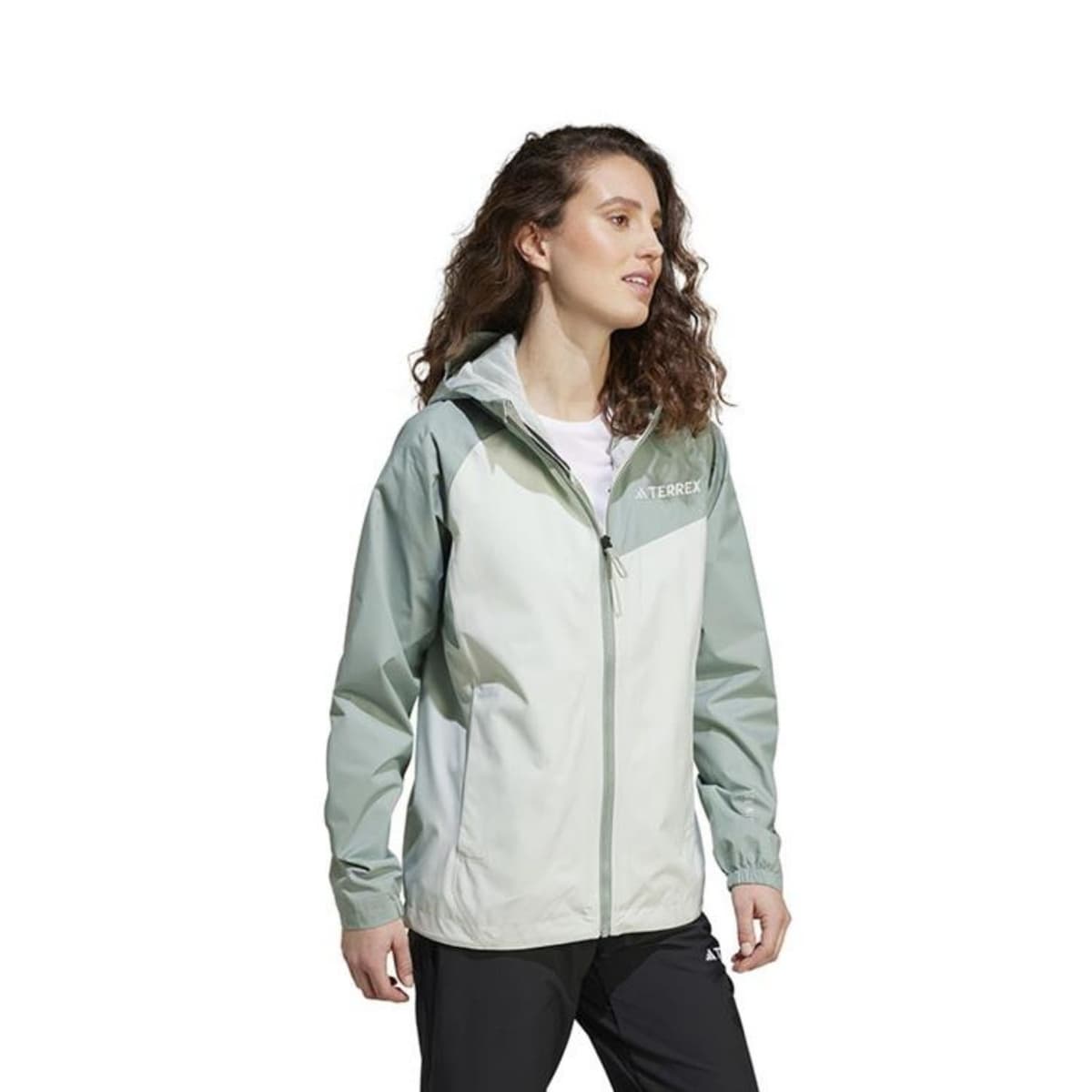 Adidas Terrex Multi 2l Rain Wandeljas Dames Groen M/38 thumbnail 6