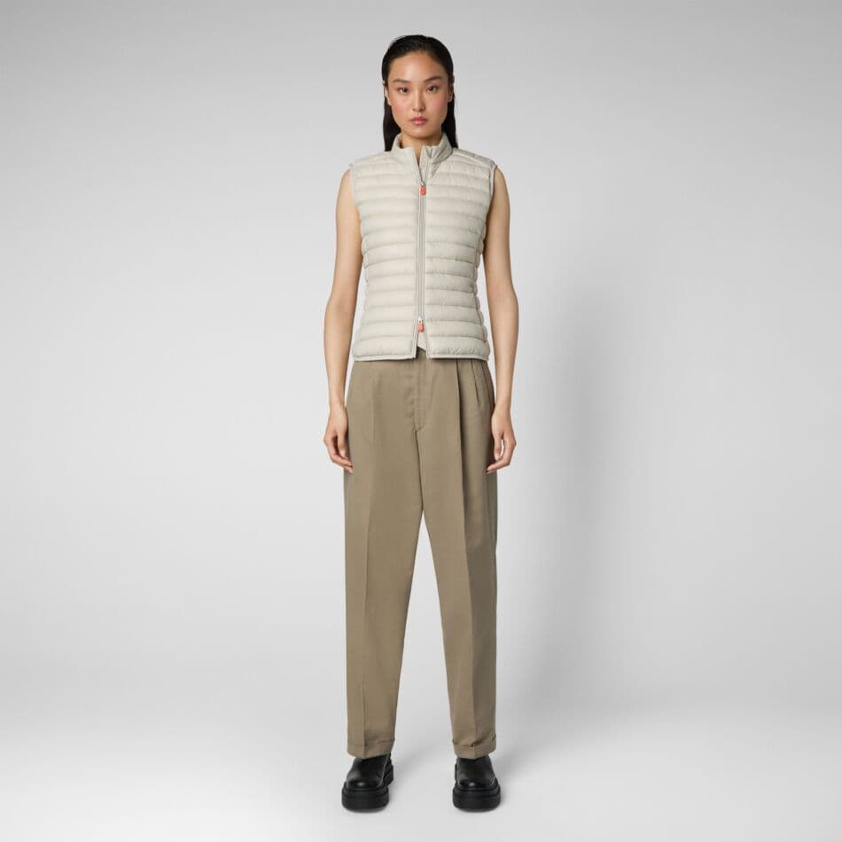 Save The Duck Anita Zomer Bodywarmer Dames Beige Xl/42 thumbnail 5