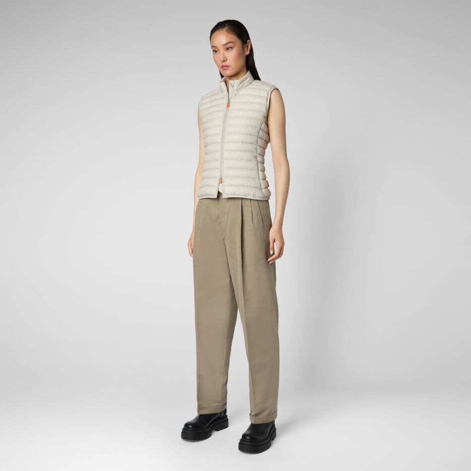 Save The Duck Anita Zomer Bodywarmer Dames Beige Xl/42 thumbnail 4