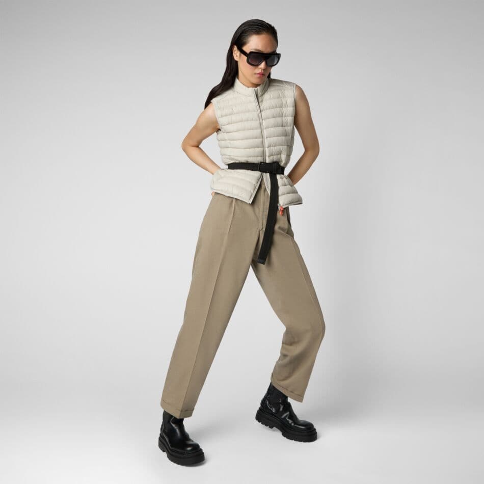 Save The Duck Anita Zomer Bodywarmer Dames Beige Xl/42 thumbnail 2