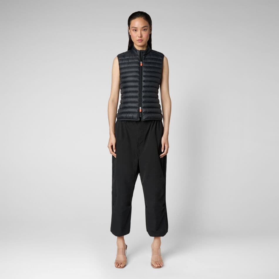Save The Duck Anita Zomer Bodywarmer Dames Zwart L/40 thumbnail 5