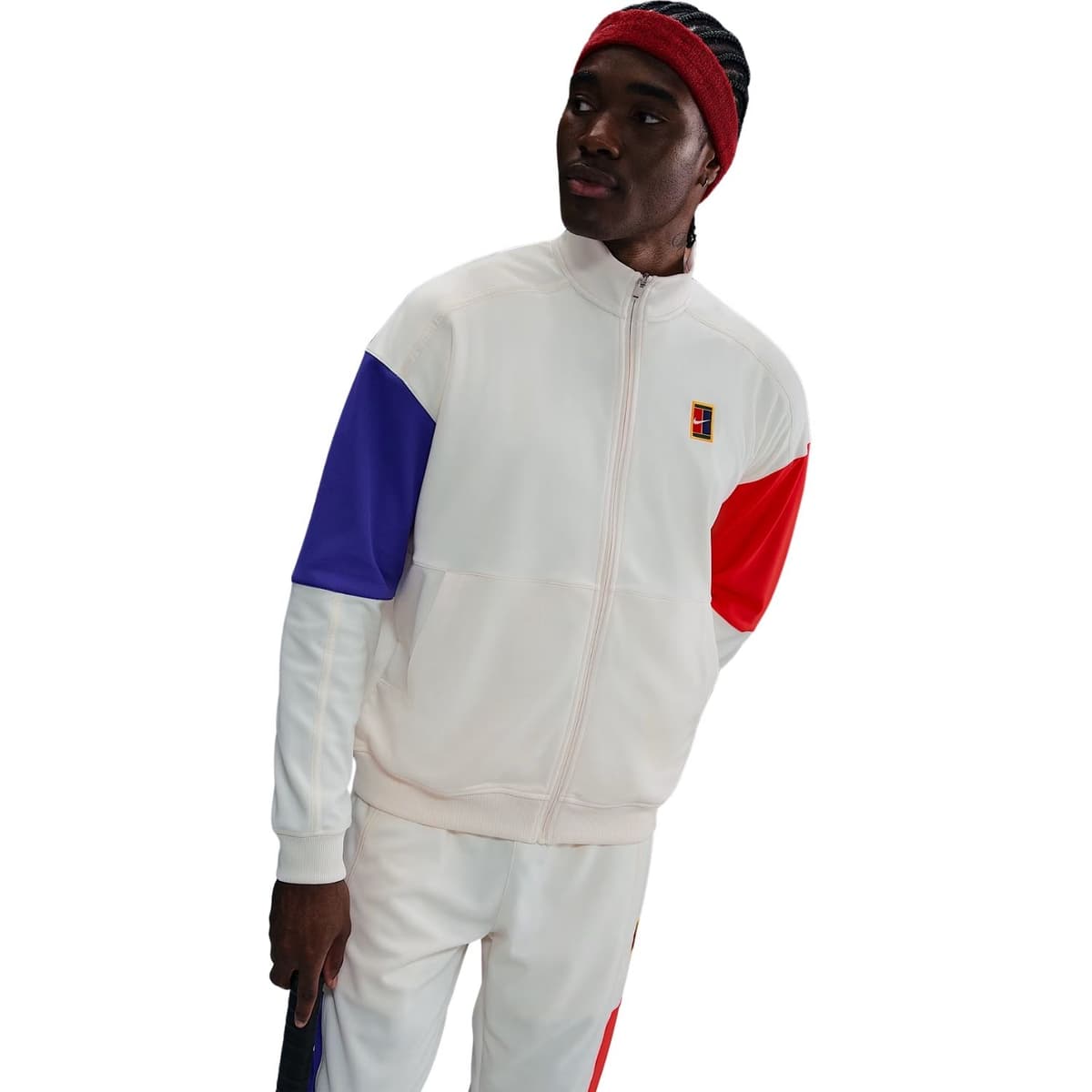 Nike Court Heritage Trainingsjas Heren Beige M