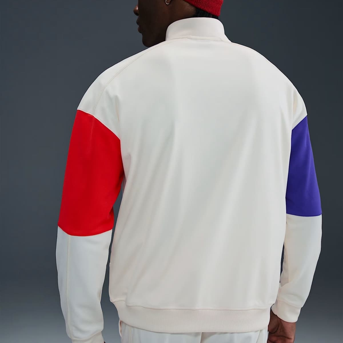 Nike Court Heritage Trainingsjas Heren Beige M thumbnail 4