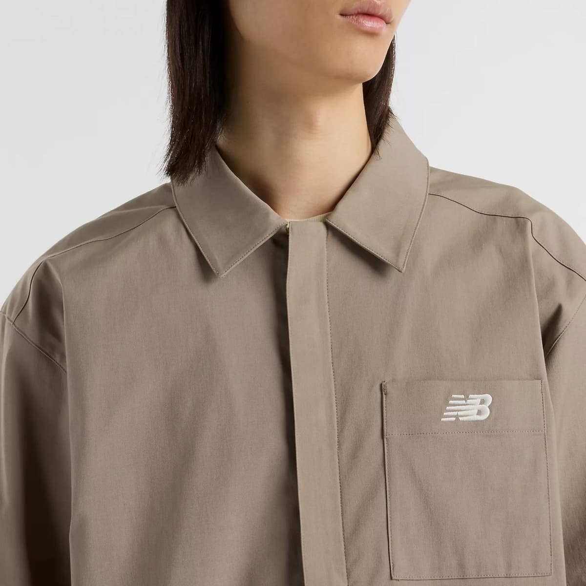 New Balance Squad Mag Zomerjas Heren Bruin L thumbnail 4