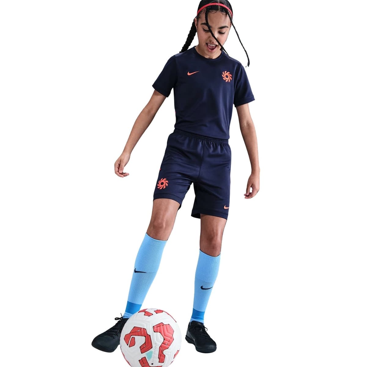 Nike Erling Haaland Academy Voetbalbroek Jr Donkerblauw 140