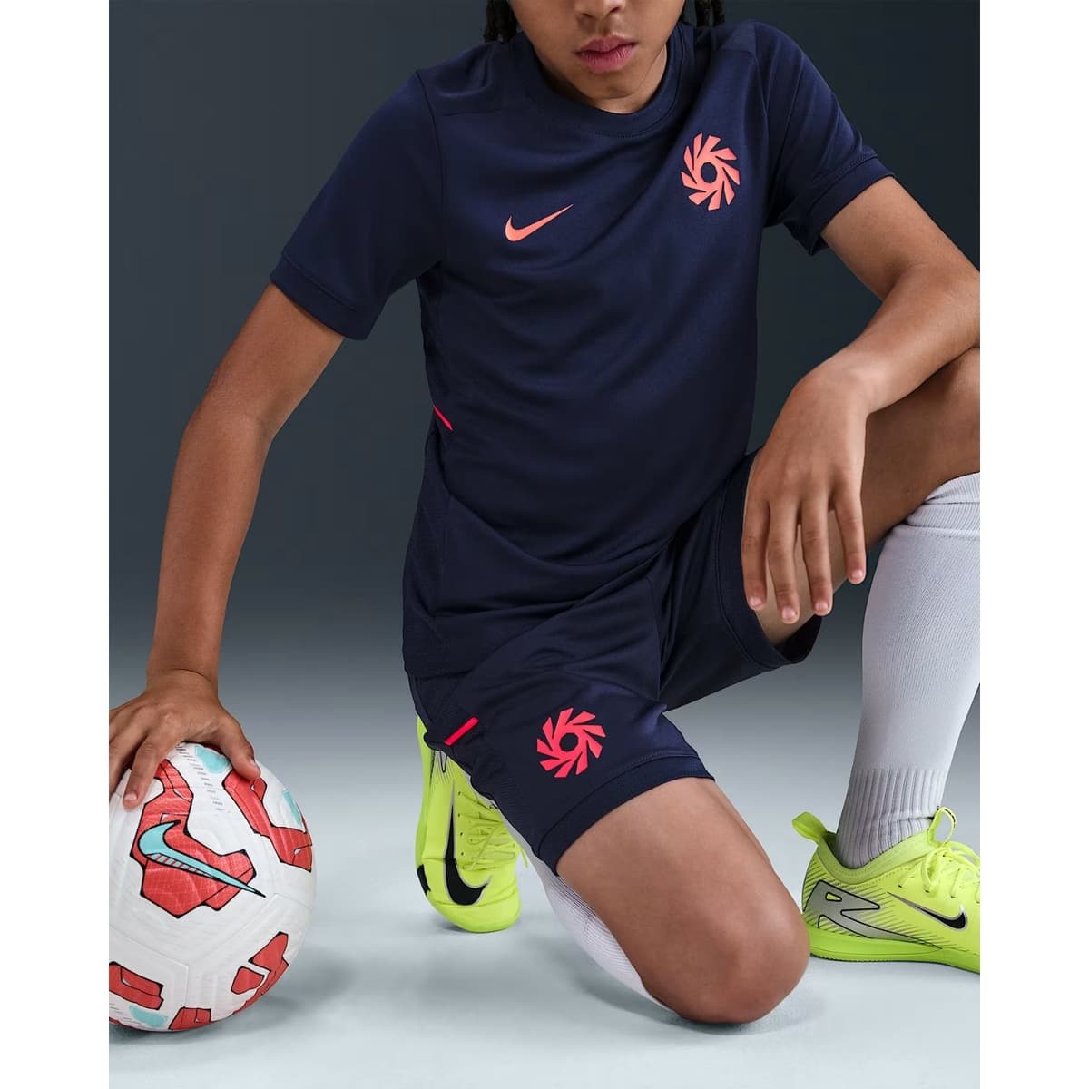 Nike Erling Haaland Academy Voetbalbroek Jr Donkerblauw 140 thumbnail 2