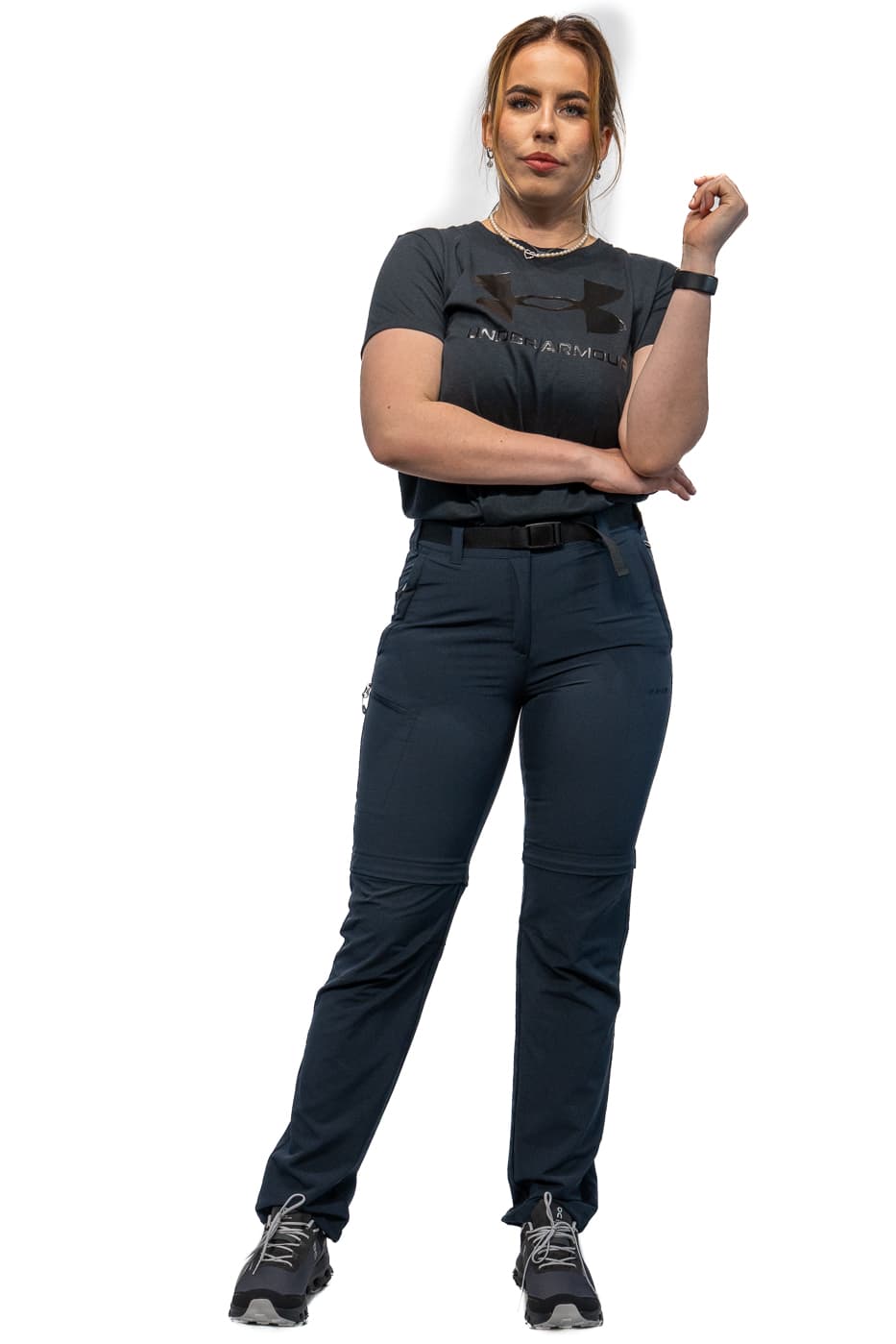 Ice Peak Blocton Wandelbroek Dames Donkerblauw 3xl/46 thumbnail 3