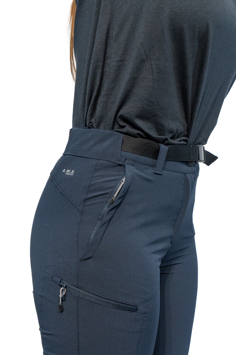 Ice Peak Blocton Wandelbroek Dames Donkerblauw 3xl/46 thumbnail 2