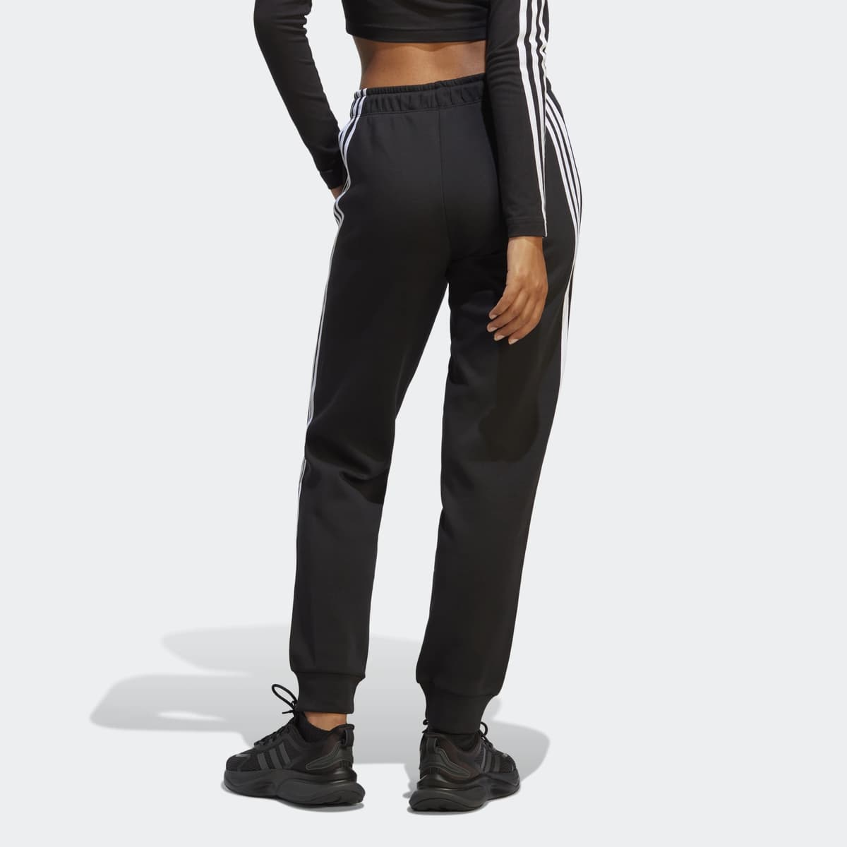 Adidas Future Icons 3-stripes Joggingbroek Dames Zwart L/40. thumbnail 3